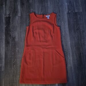LOFT Bold Orange Mini Dress